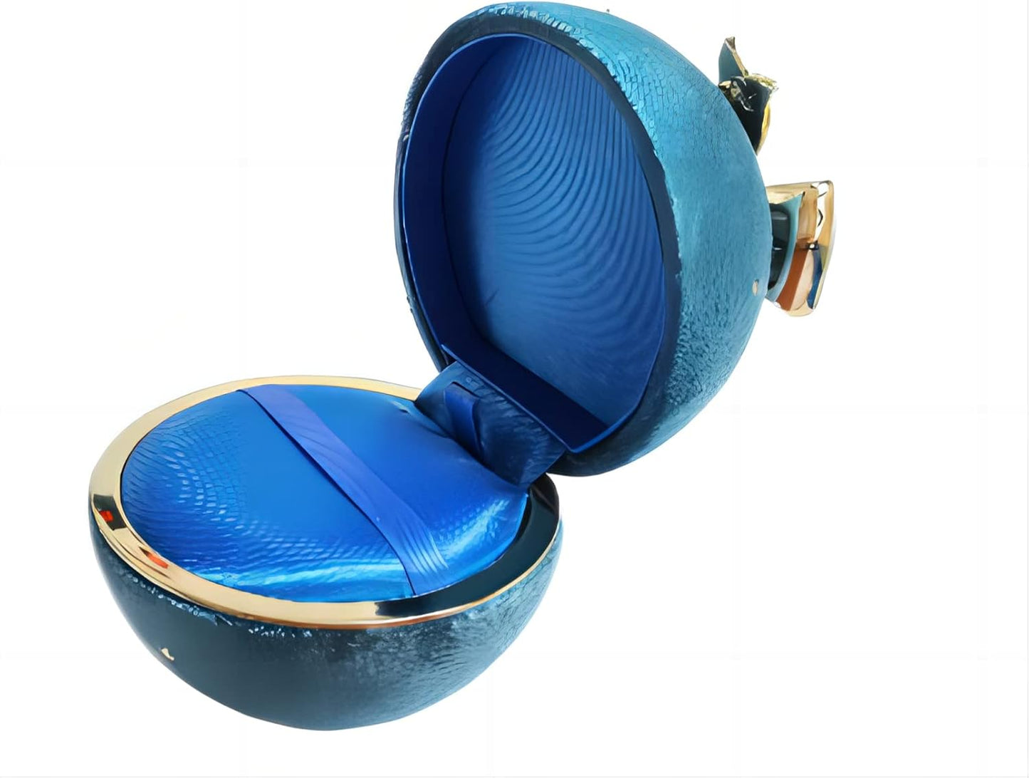 Round Christmas Necklace Box by Silphina