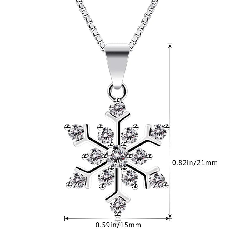 Snowflake Necklace by Silphina