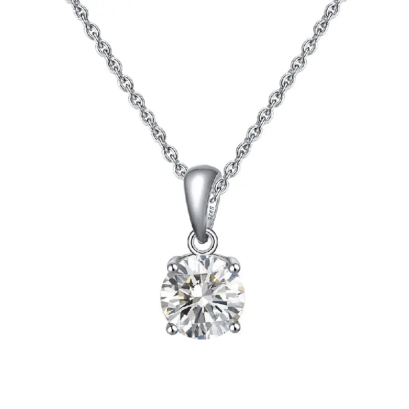 Classic White Necklace by Silphina