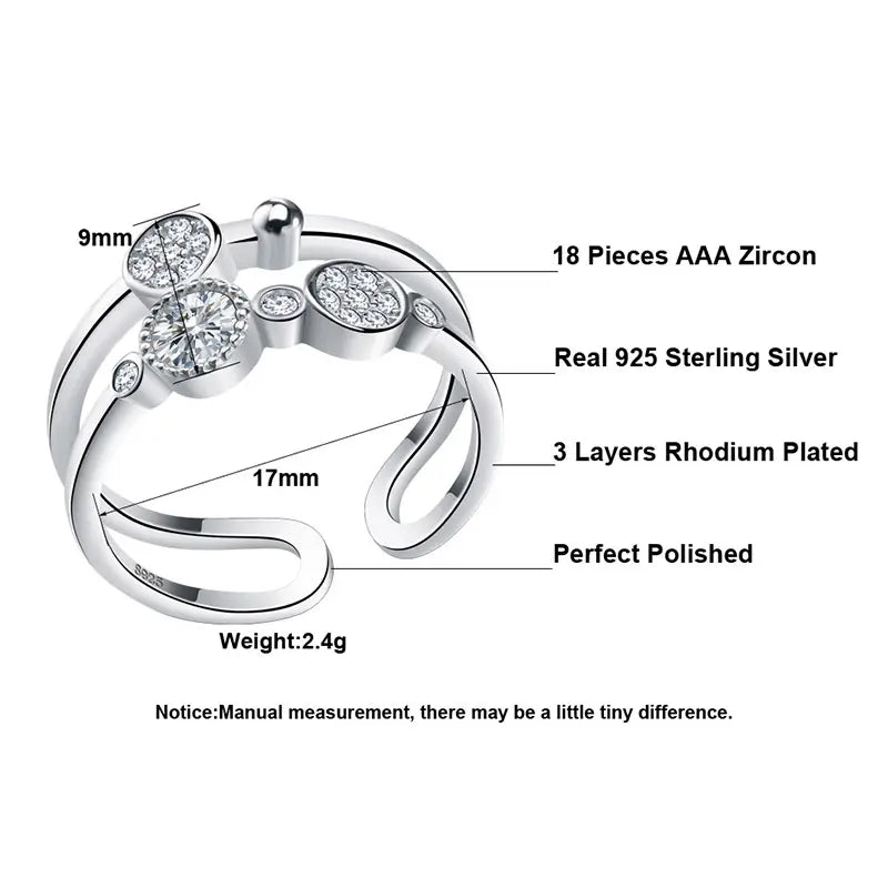 Hailstone Crystal Ring by Silphina