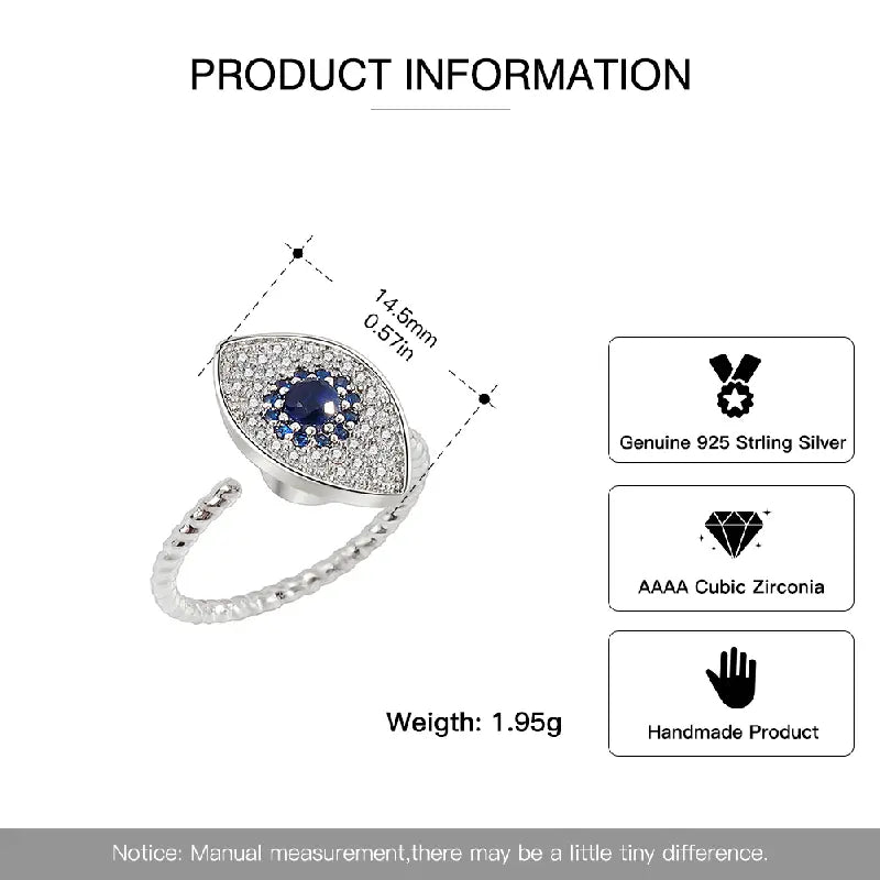 Silphina Evil Eye Ring by Silphina