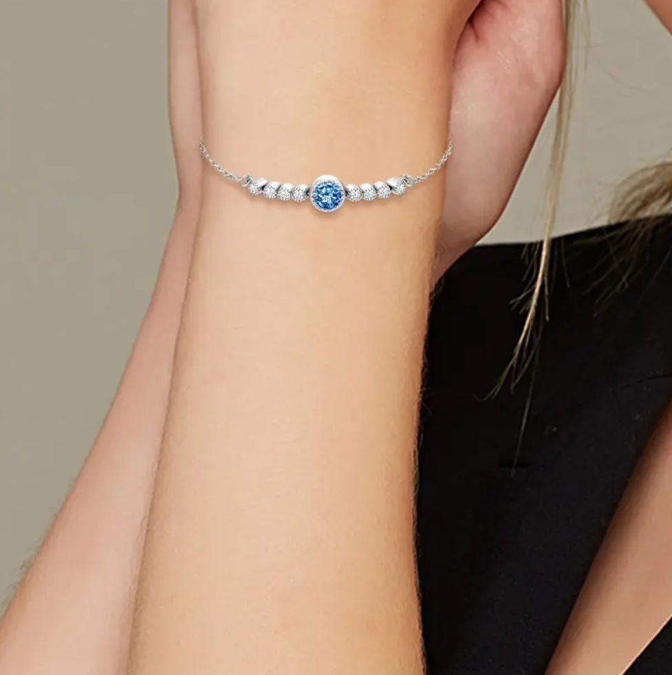 Ocean Heart Bracelet by Silphina