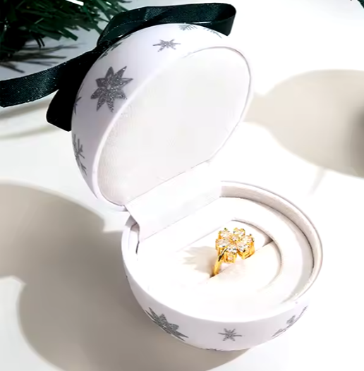 White Christmas Gift Box by Silphina