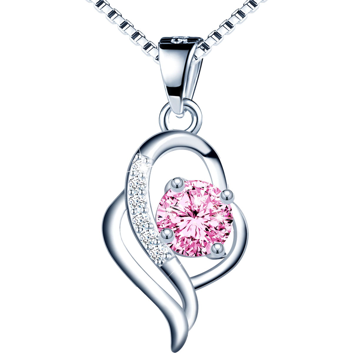 Twisted Pink Necklace by Silphina