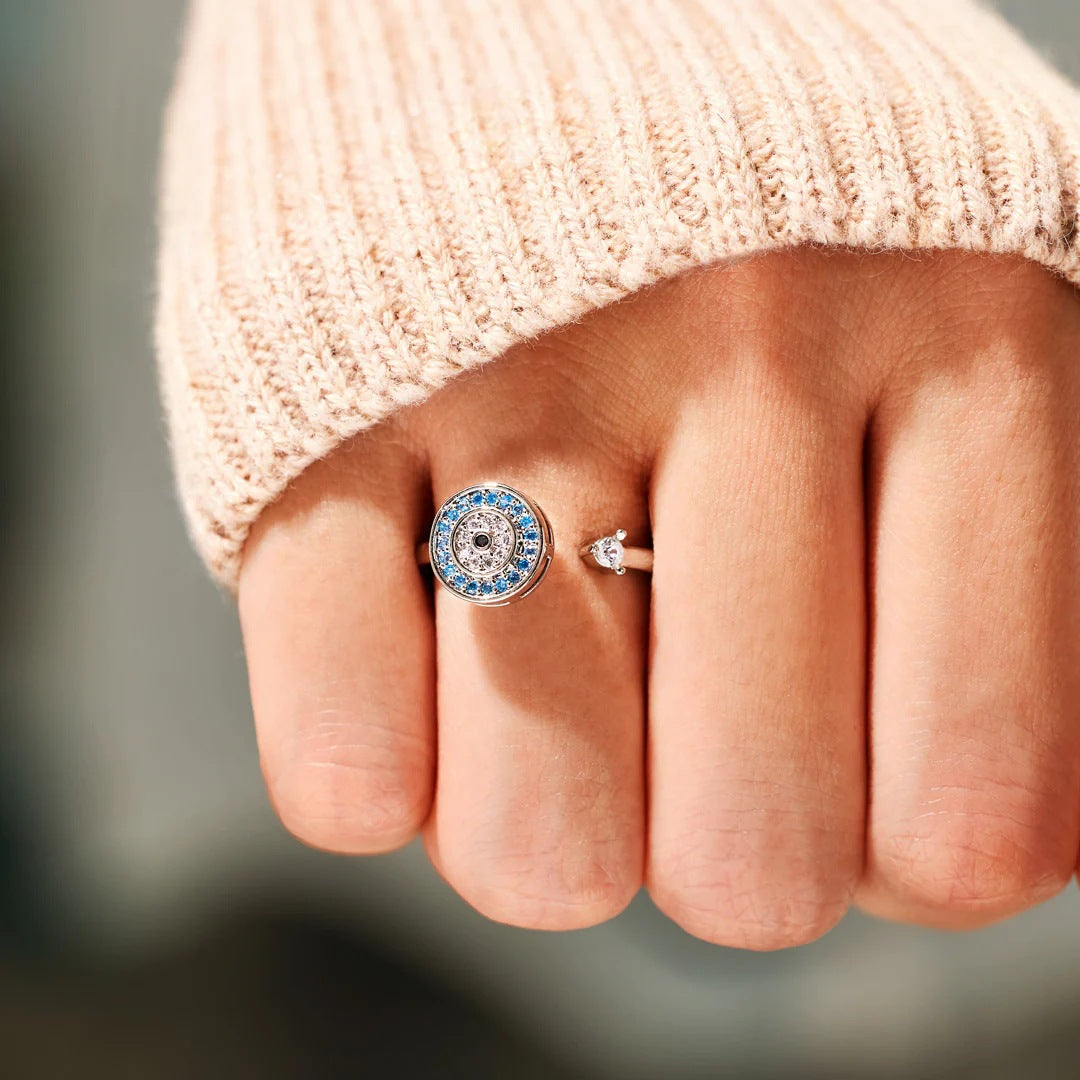 Round Evil Eye Ring