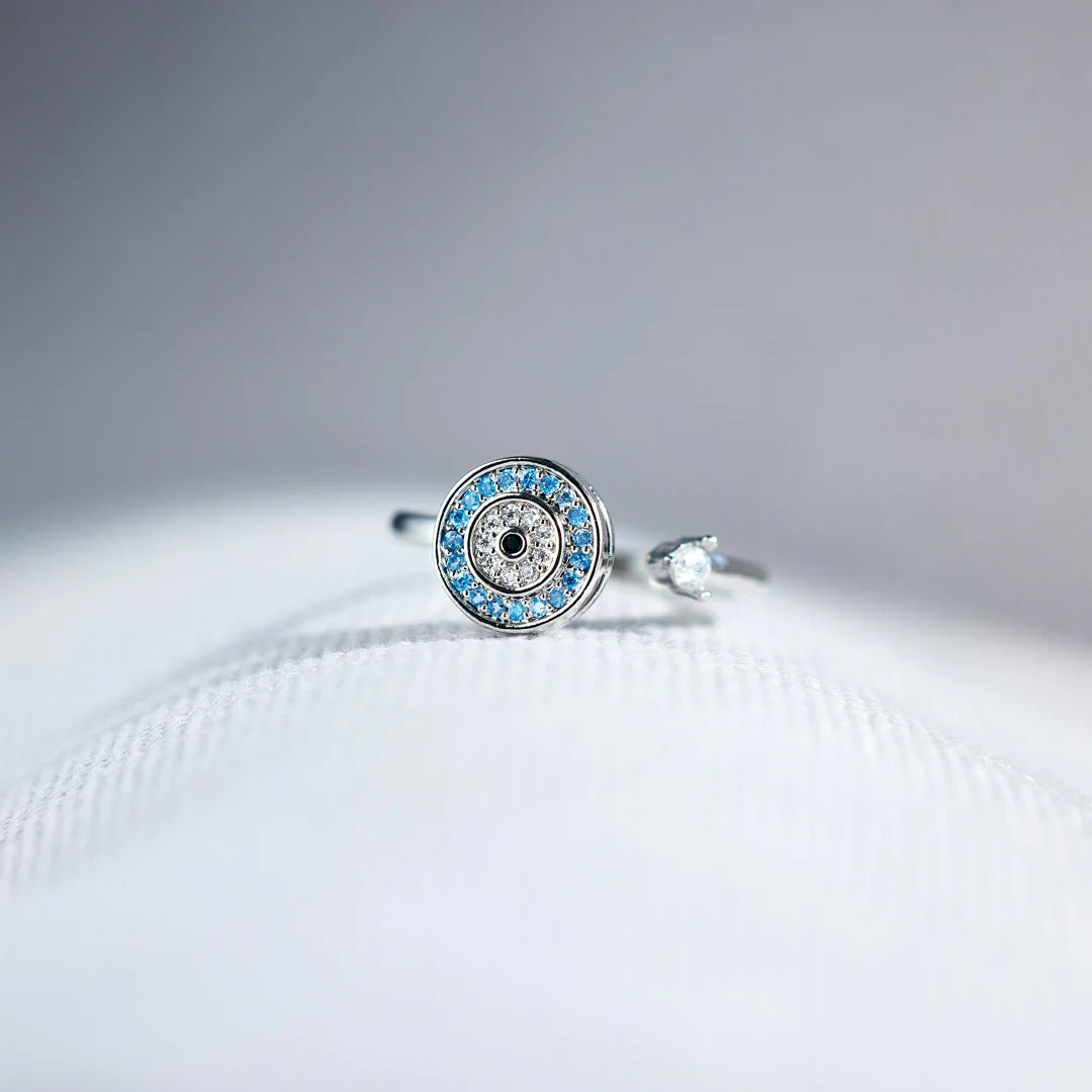 Round Evil Eye Ring