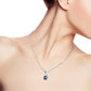 Blue Crystal Dolphin Necklace