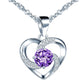 Purple Heart Necklace