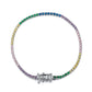 Sparkling Rainbow Tennis Bracelet