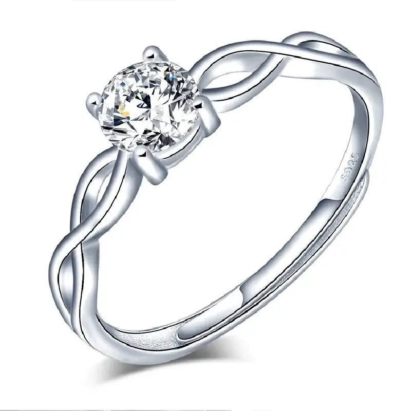 Intertwine Sterling Silver Ring