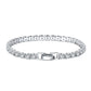 Shimmering White Tennis Bracelet