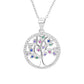 Multicolour Tree of Life Necklace