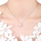 Water-Drop Diamond Pendant Necklace