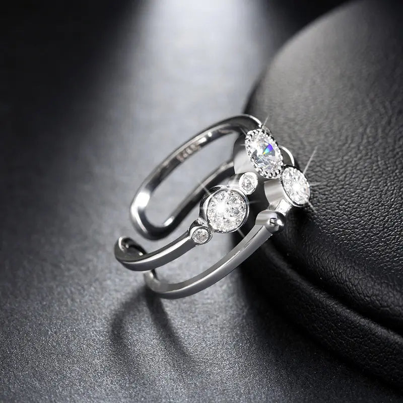 Hailstone Crystal Ring