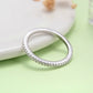 White Stones Eternity Ring