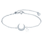 Crescent Moon Star Bracelet